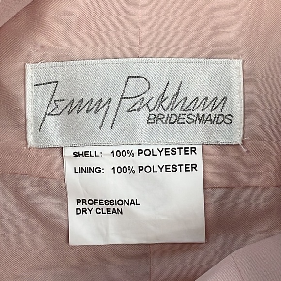 NWT Jenny Packham Chiffon Maxi Dress Gown Bridesmaid Twist Back JP1002 Blush 8 - Picture 12 of 13